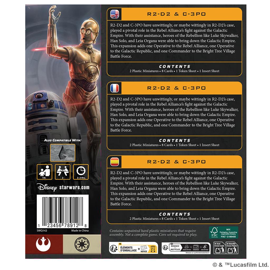 Star Wars Legion R2-D2 & C-3PO