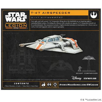 Star Wars Legion T-47 Airspeeder