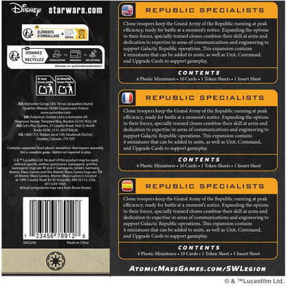 Star Wars Legion Republic Specialists