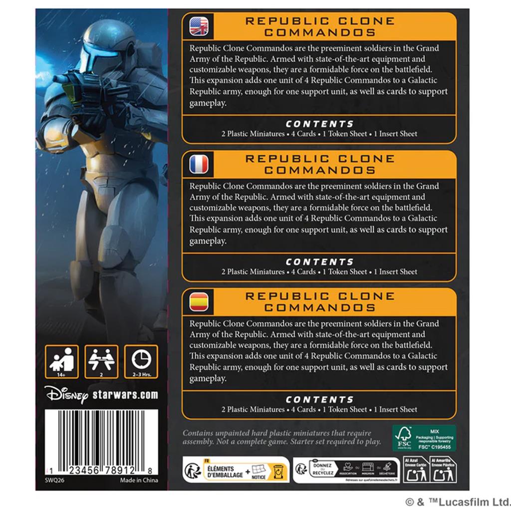 Star Wars Legion Republic Clone Commandos