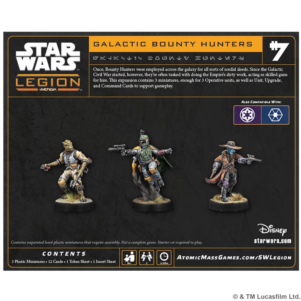 Star Wars Legion Galactic Bounty Hunters