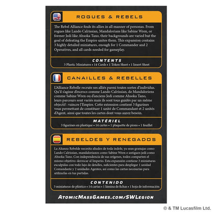 Star Wars Legion Republic Rogues & Rebels