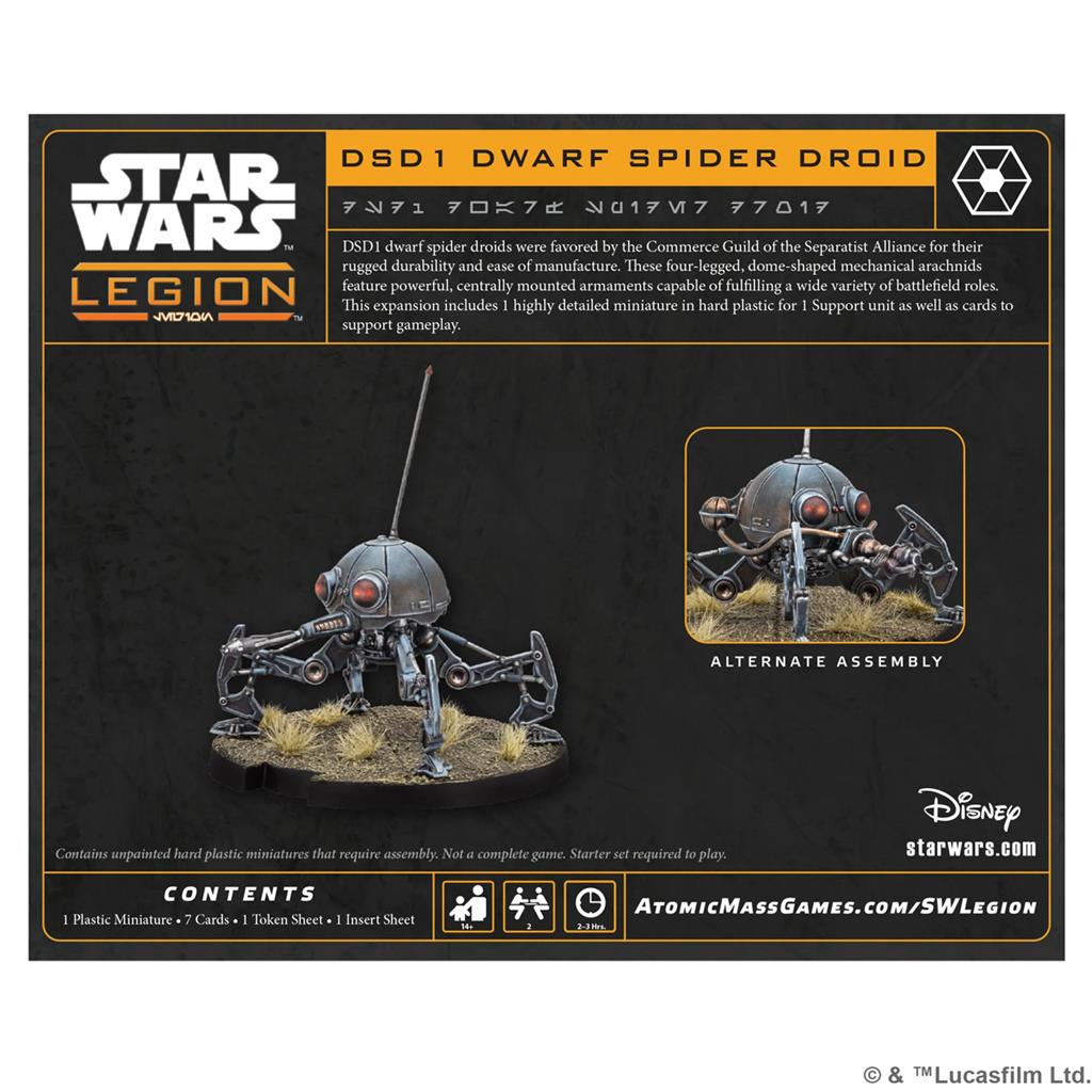 Star Wars Legion Dwarf Spider Droid