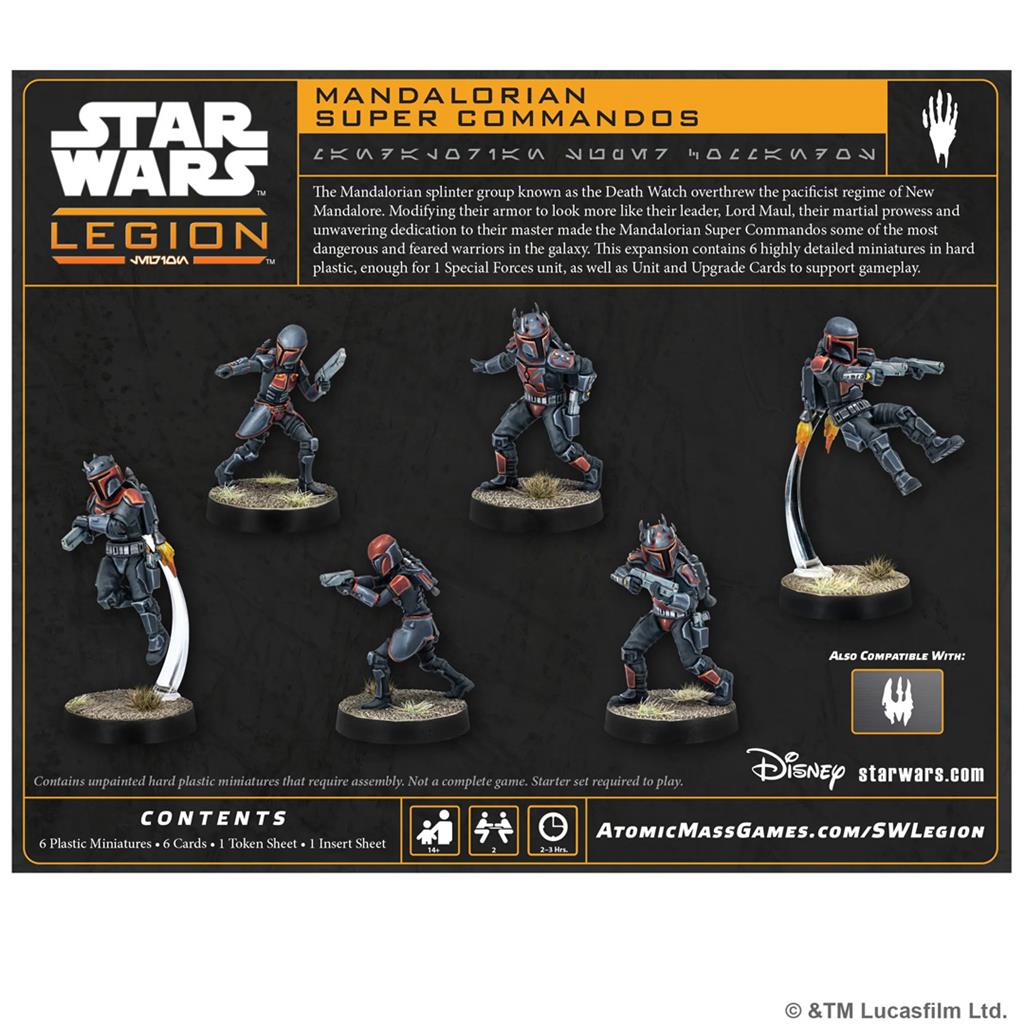 Star Wars Legion Mandalorian Super Commandos