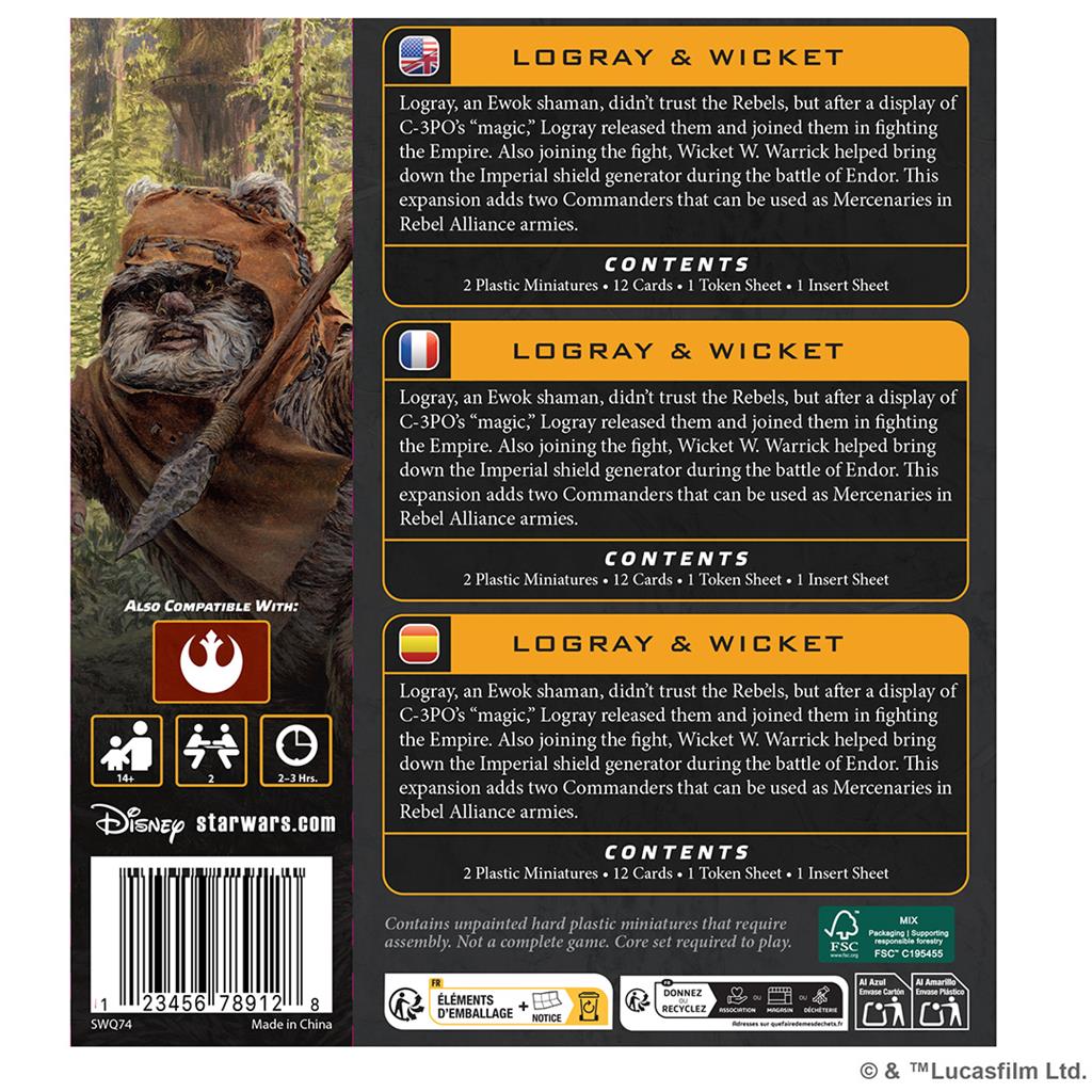 Star Wars Legion Logray & Wicket