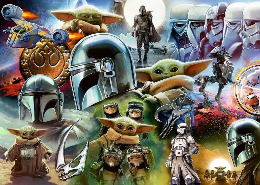 The Mandalorian and Grogu (1000 Brikker)