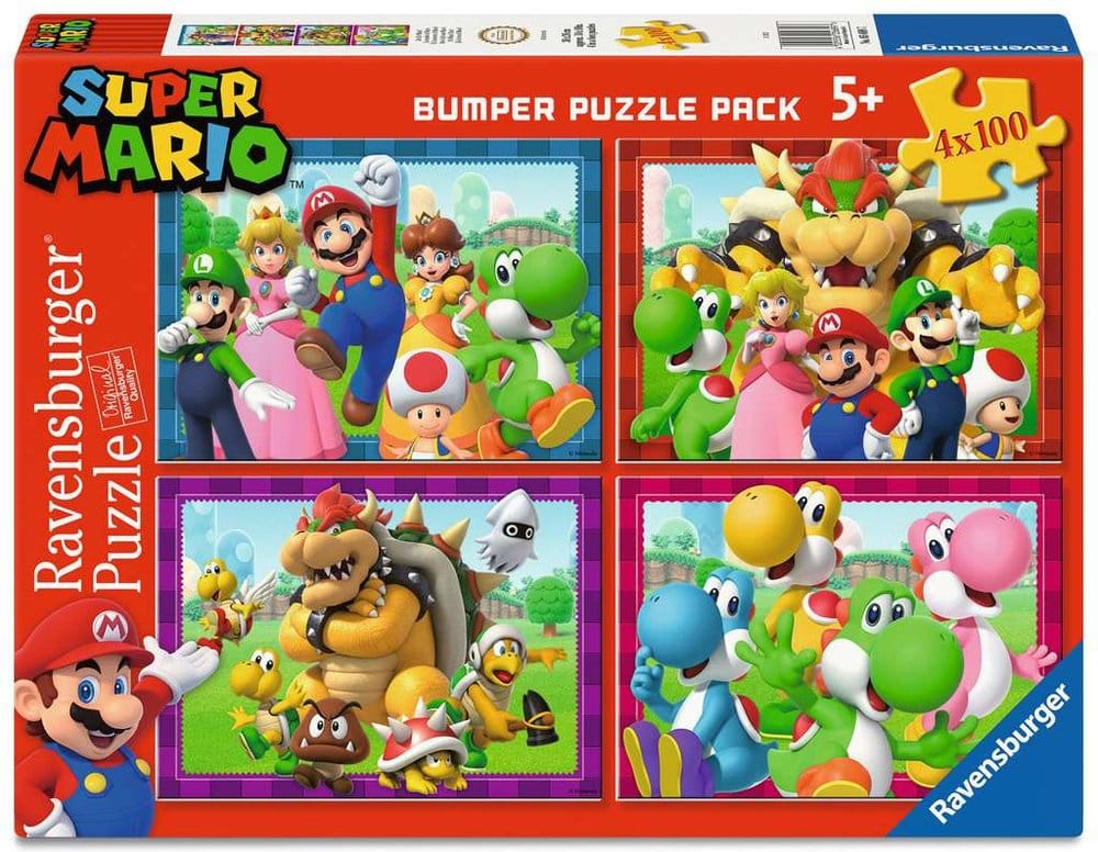 Super Mario 4-Pack Time for Mario! (4x100 Brikker)