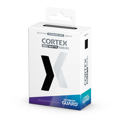 Ultimate Guard Cortex Sleeves Matte Standard Size (100) - Black